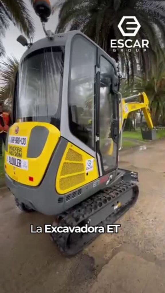Presentamos nuestro NUEVO EQUIPO: EXCAVADORA ET20