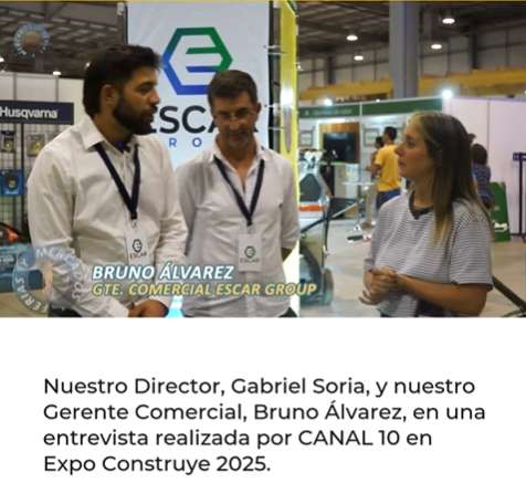 Entrevista de CANAL 10 a Escar Group en Expo Construye 2025