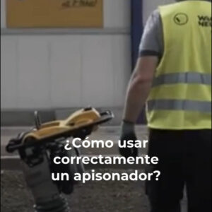 ¿Cómo usar correctamente un apisonador?