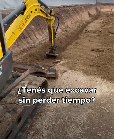 Excavación eficiente desde el primer movimiento.