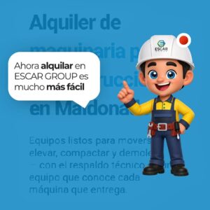 Nueva experiencia digital: Encontrá y cotizá la maquinaria para tu obra en Maldonado en pocos pasos