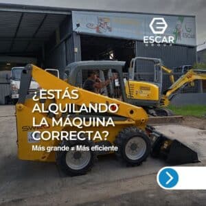Más grande no es más eficiente: Cómo dimensionar la maquinaria para tu obra y evitar sobrecostos